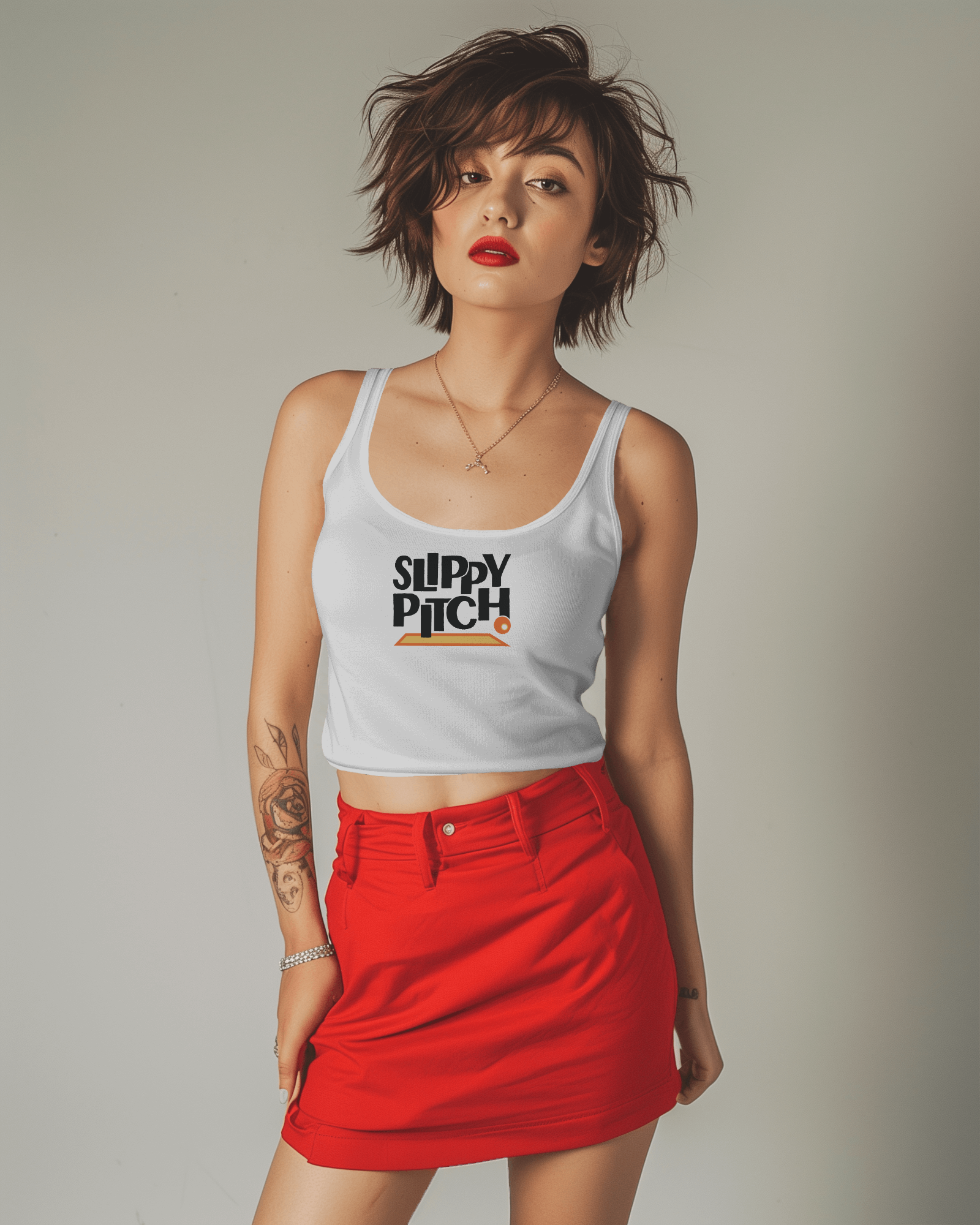 Slippy Pitch, white, unisex, tank top, tank,t, tee, soccer, football, casual, lifestyle