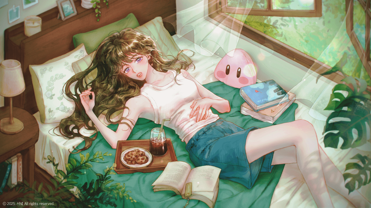 스트리머 띠오 방송화면 / 낮 버전