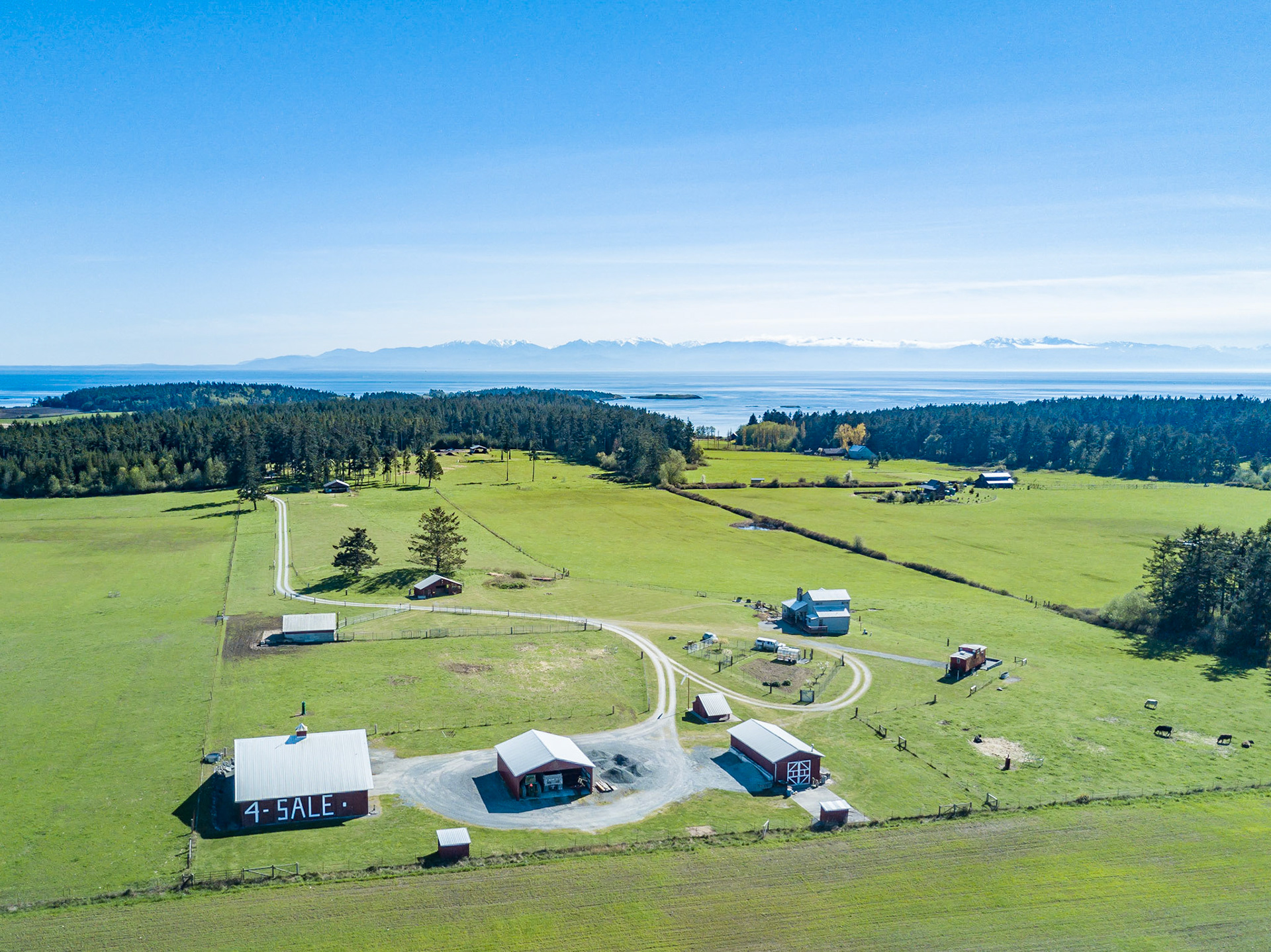 Aerial Photography - Lopez Island Washington