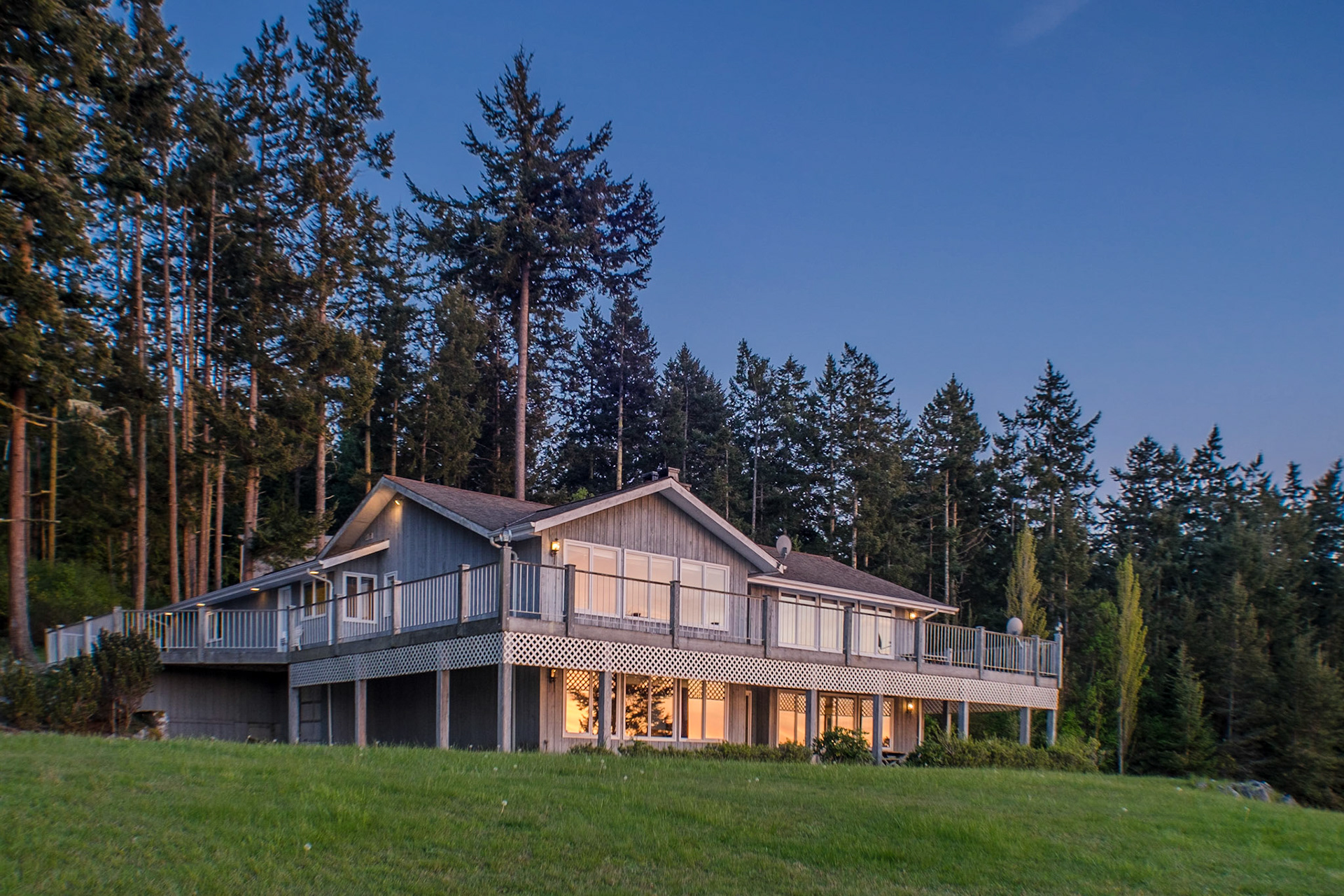Twilight Real Estate Photography - Lopez Island, Washington