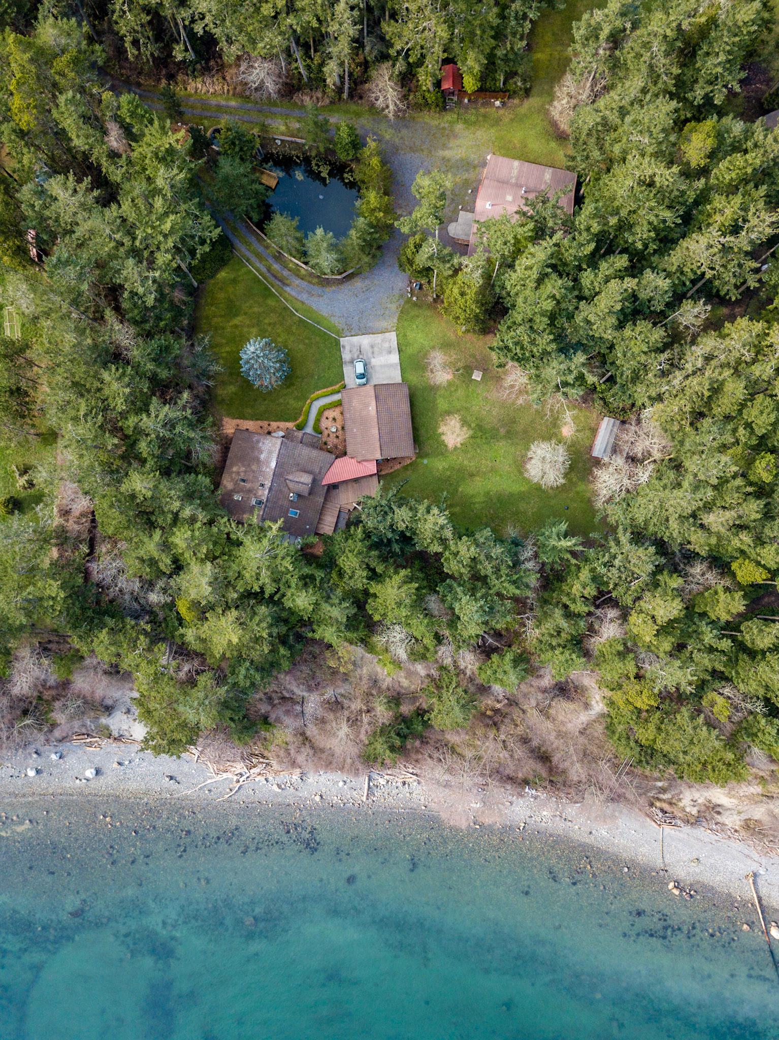 Aerial Photography - Lopez Island Washington