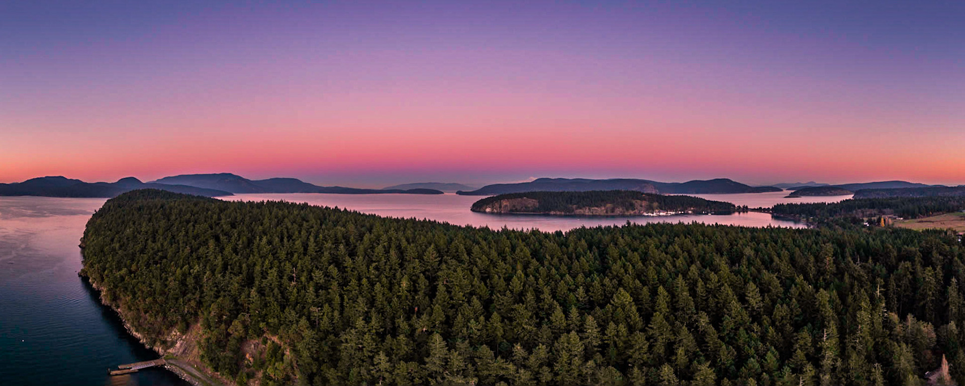 Aerial Photography - Lopez Island Washington