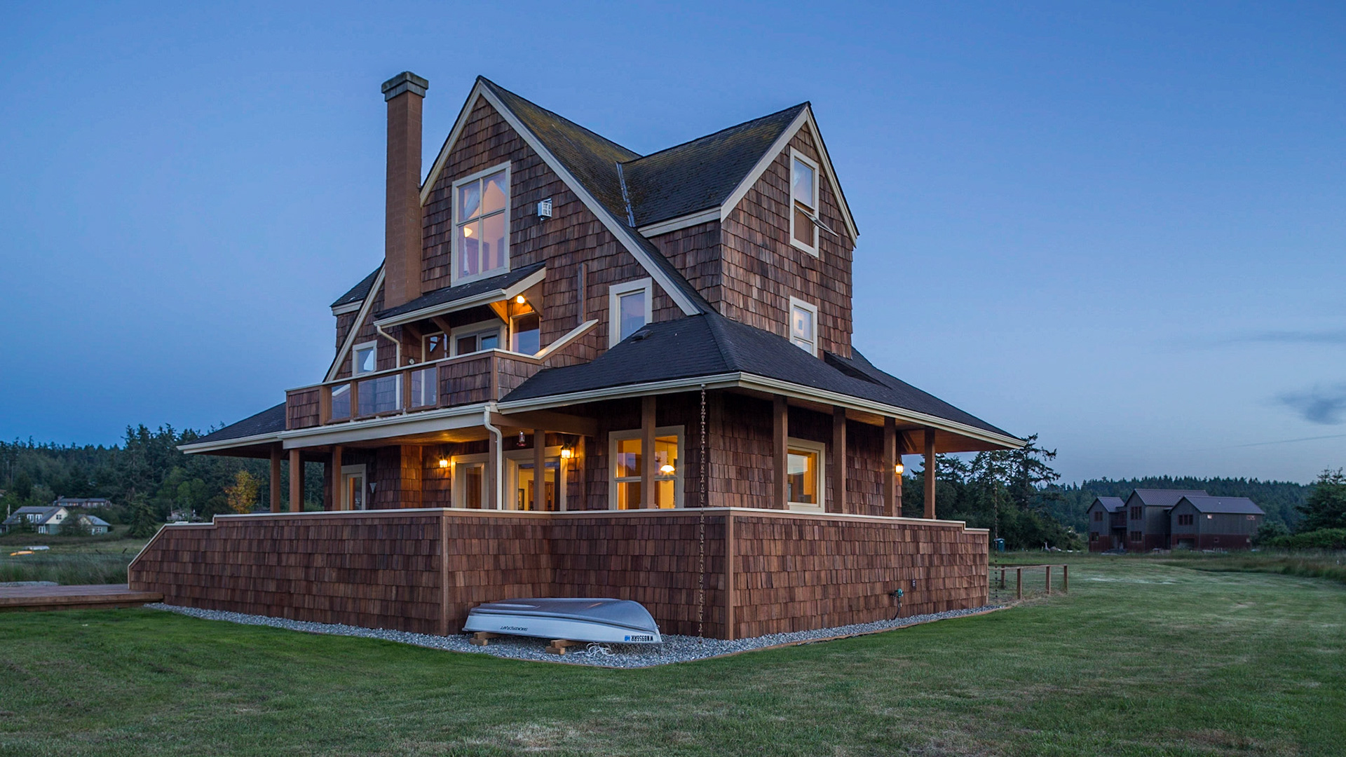 Twilight Real Estate Photography - Lopez Island, Washington