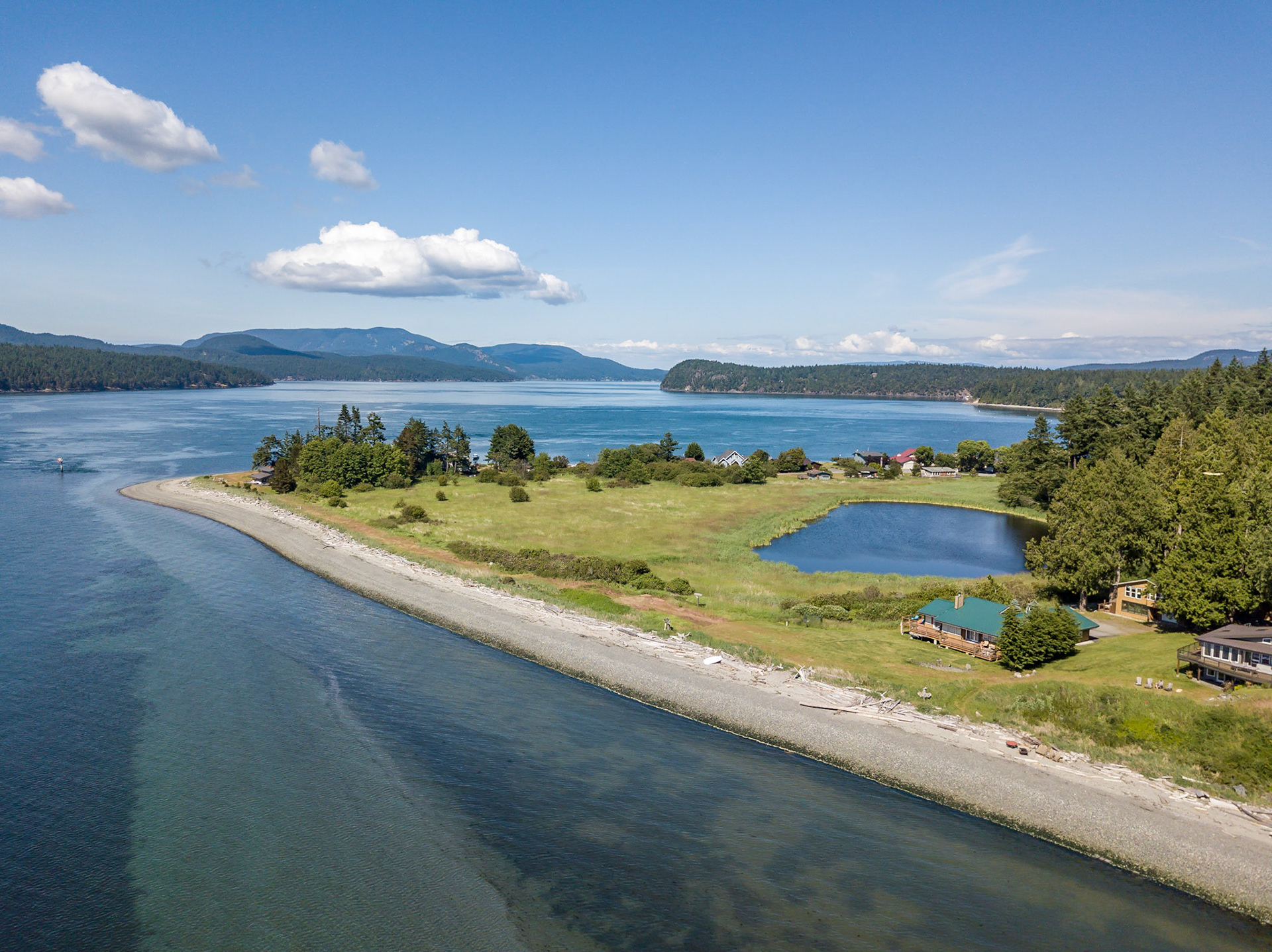 Aerial Photography - Lopez Island Washington
