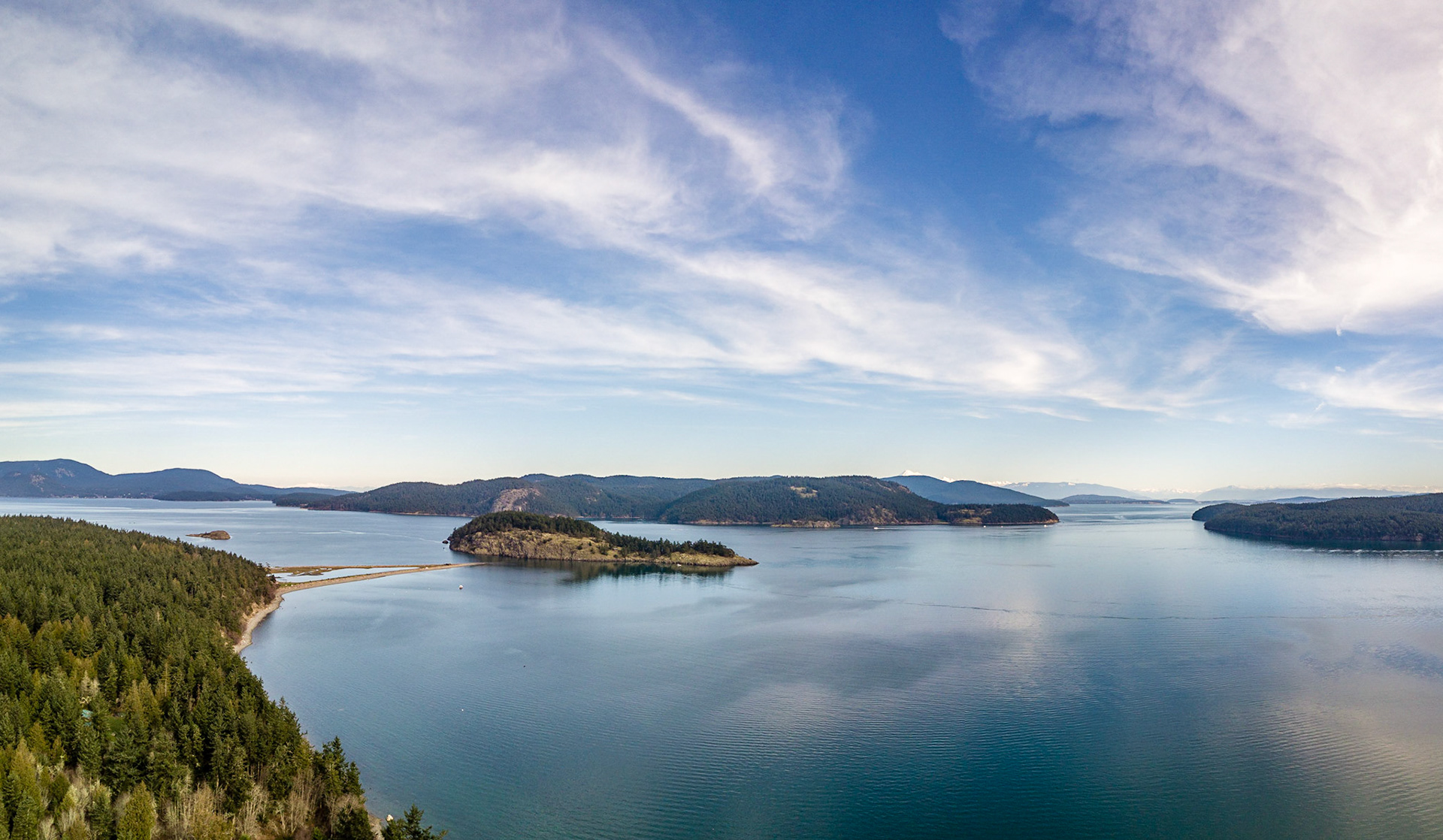 Aerial Photography - Lopez Island Washington