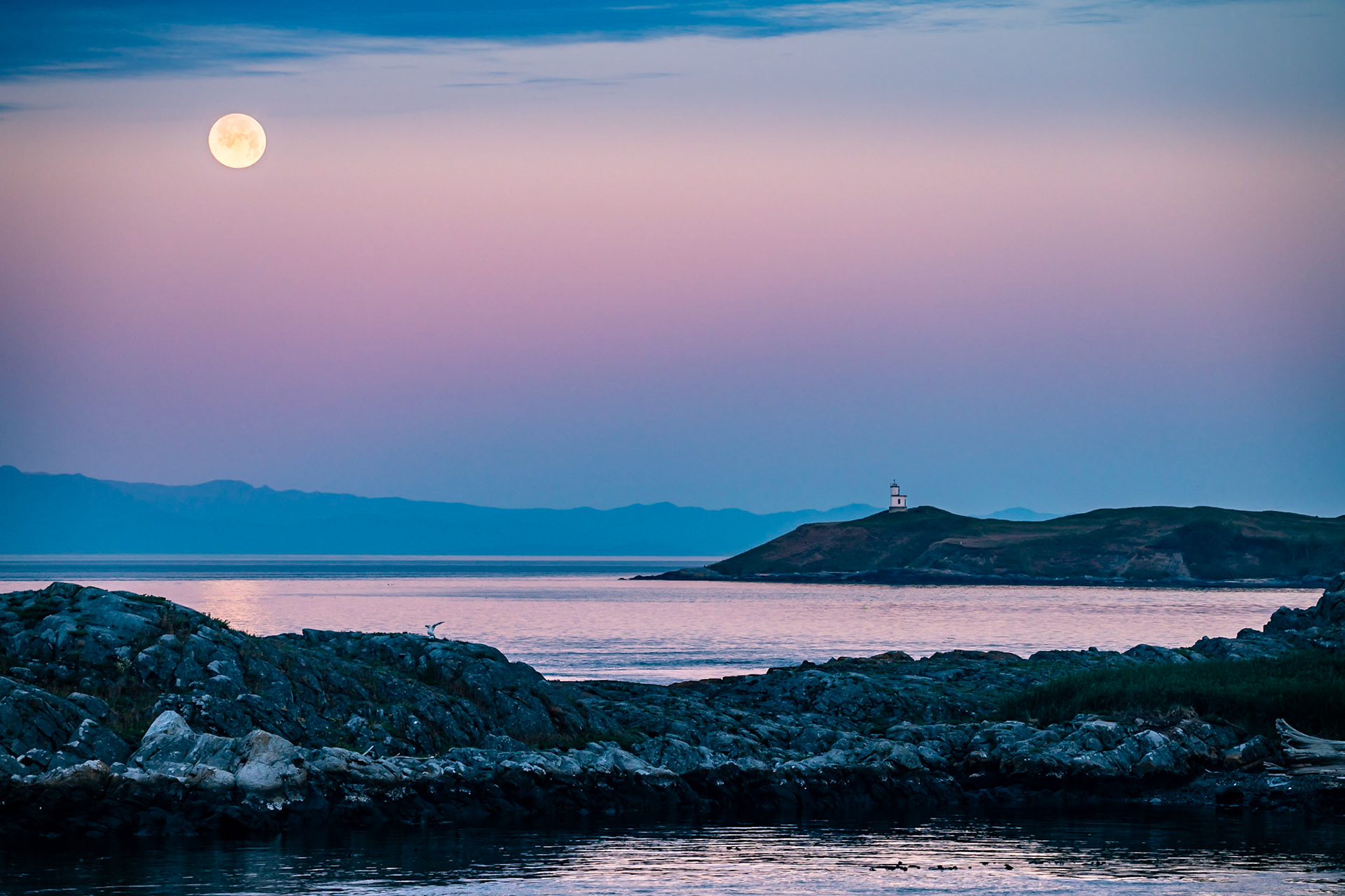 Cattle Point Lighthouse - Friday Harbor San Juan Island Washington