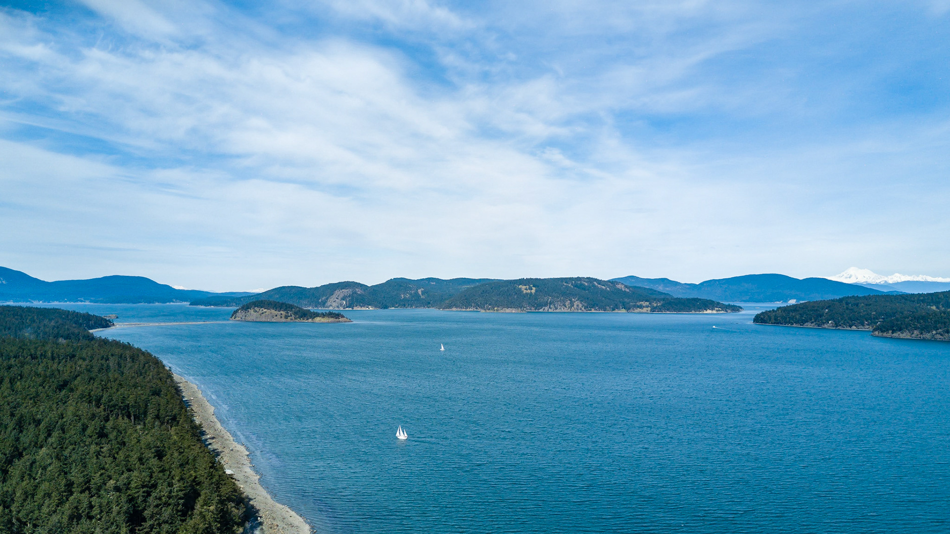 Aerial Photography - Lopez Island Washington