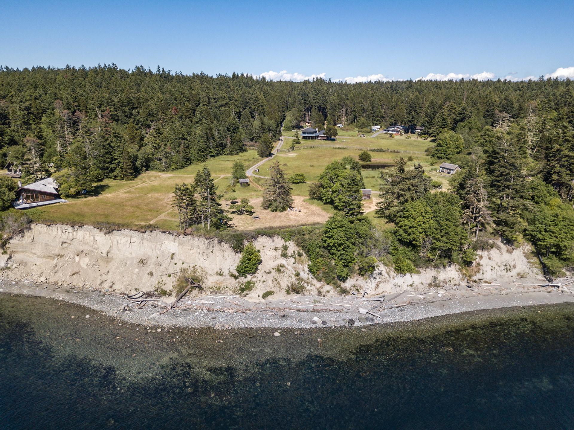 Aerial Photography - Lopez Island Washington