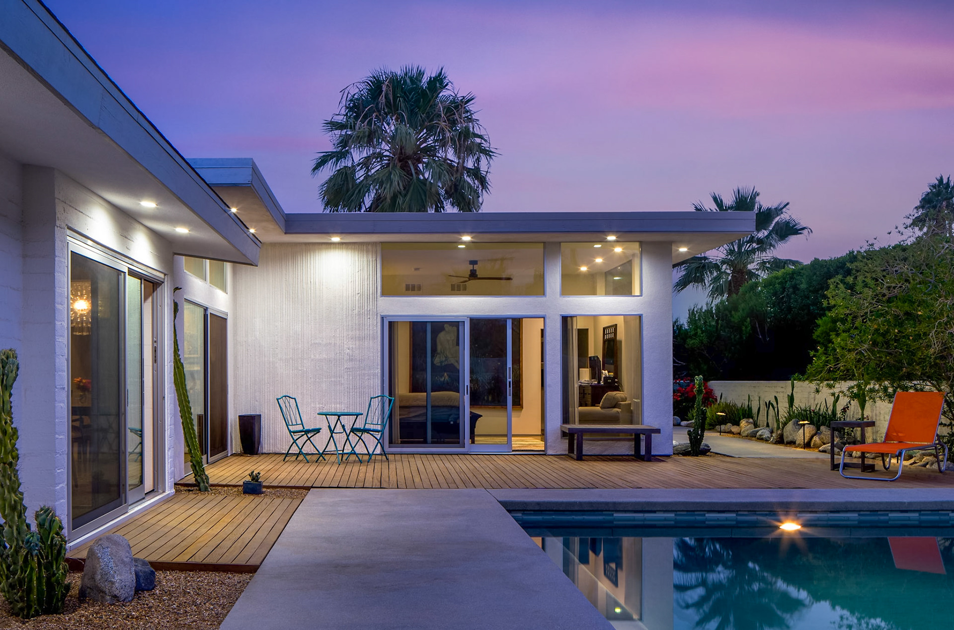 Twilight Architecture Photography - Palm Spring, California