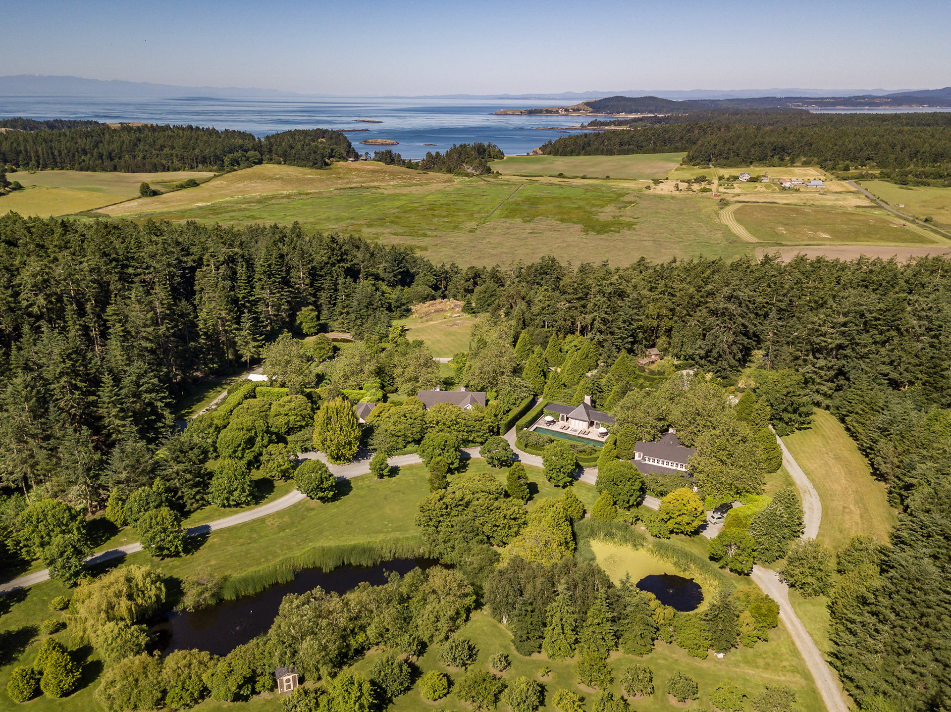 Aerial Photography - Lopez Island Washington