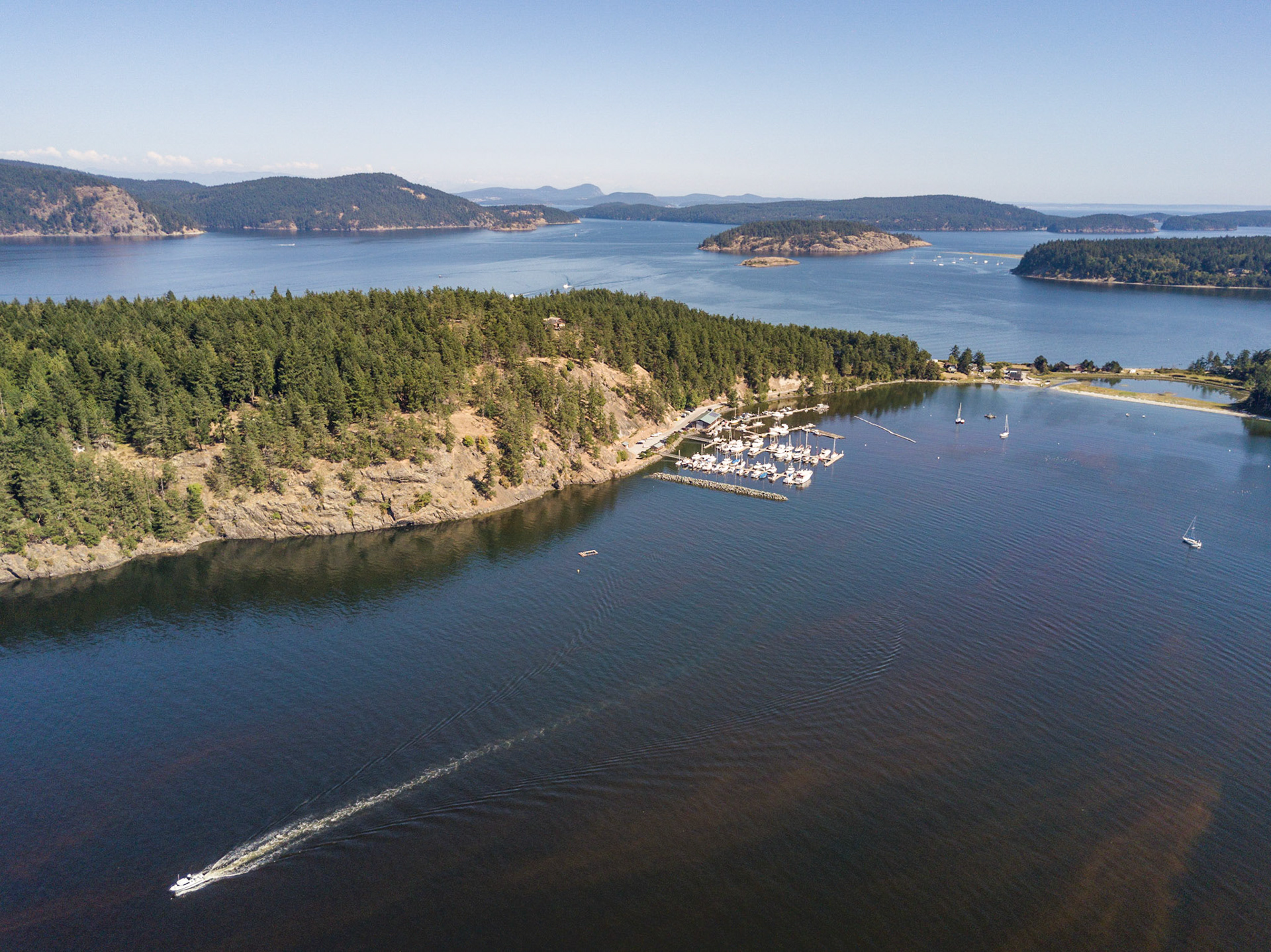 Aerial Photography - Lopez Island Washington