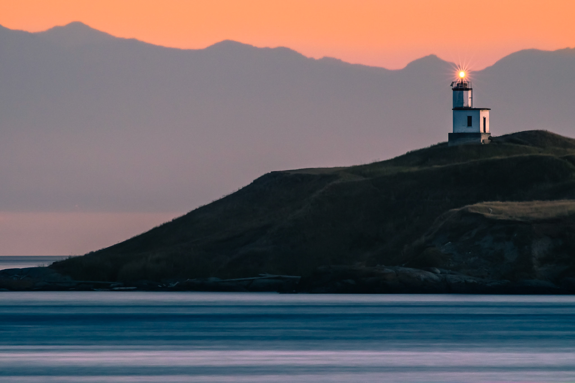 Cattle Point Lighthouse - Friday Harbor San Juan Island Washington