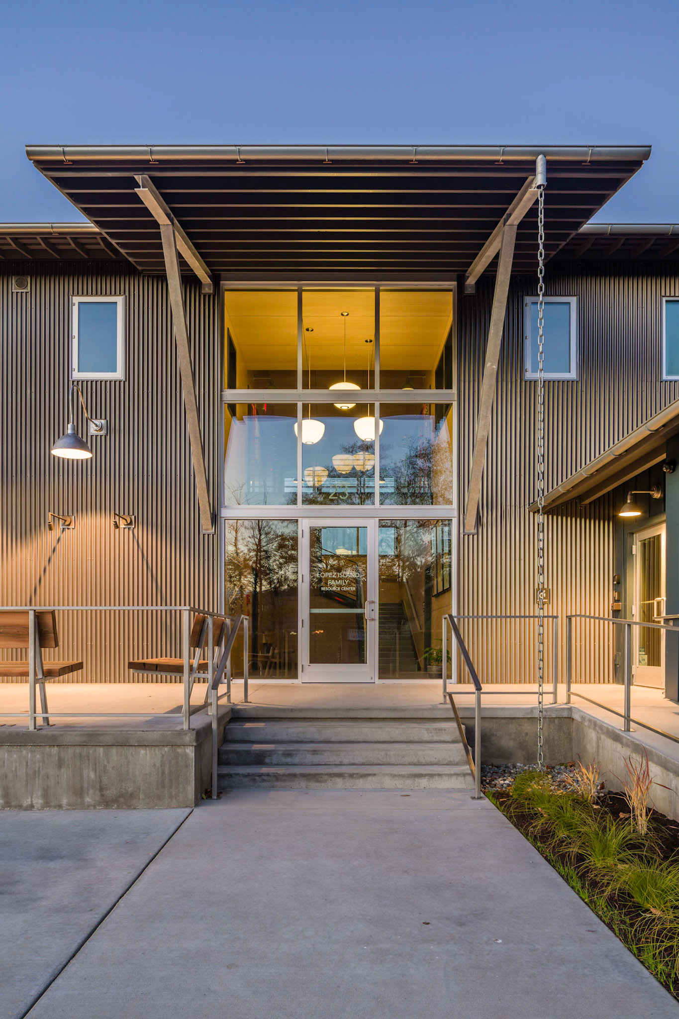 Twilight Architecture Photography - Lopez Island, Washington