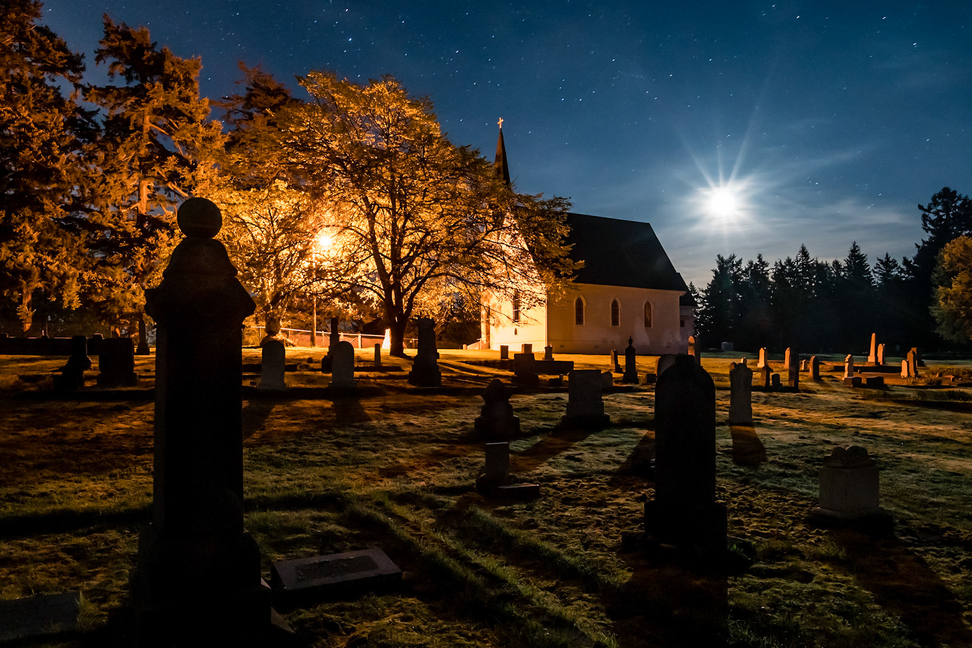 St Francis Xavier Church - Friday Harbor San Juan Island Washington
