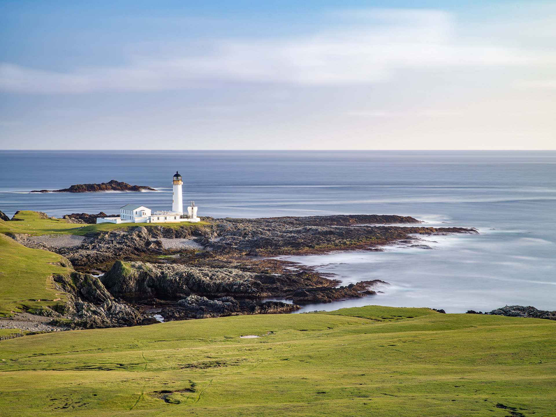 Fair Isle South Lighthouse - Shetland Islands Scotland