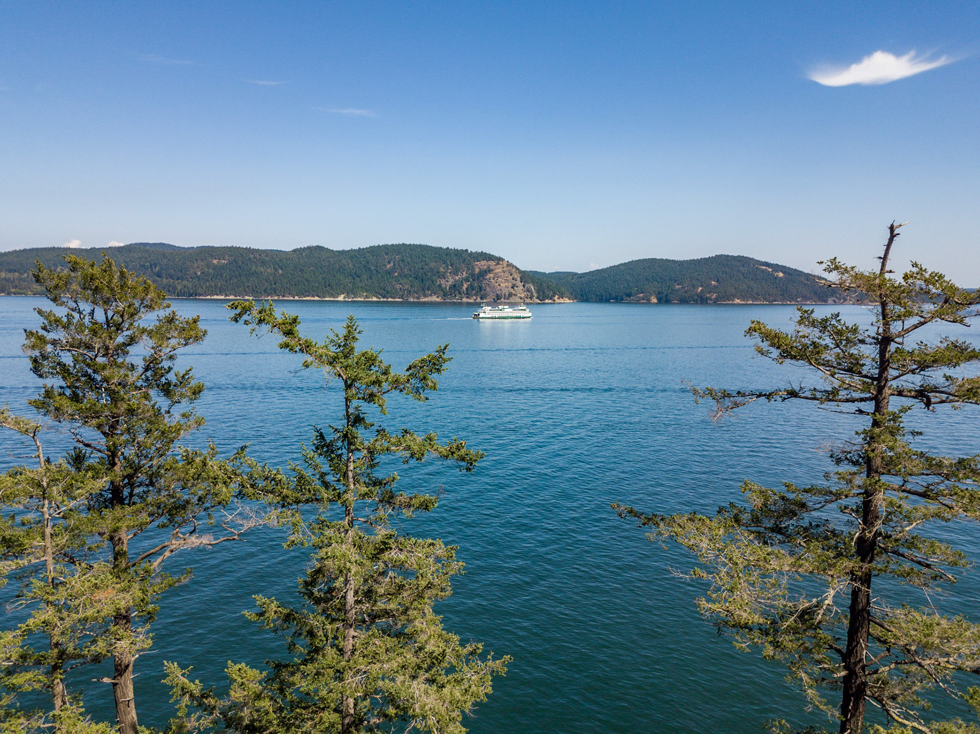 Aerial Photography - Lopez Island Washington