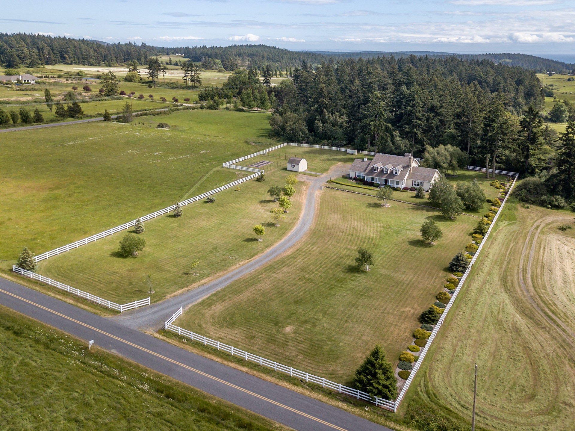 Aerial Photography - Lopez Island Washington