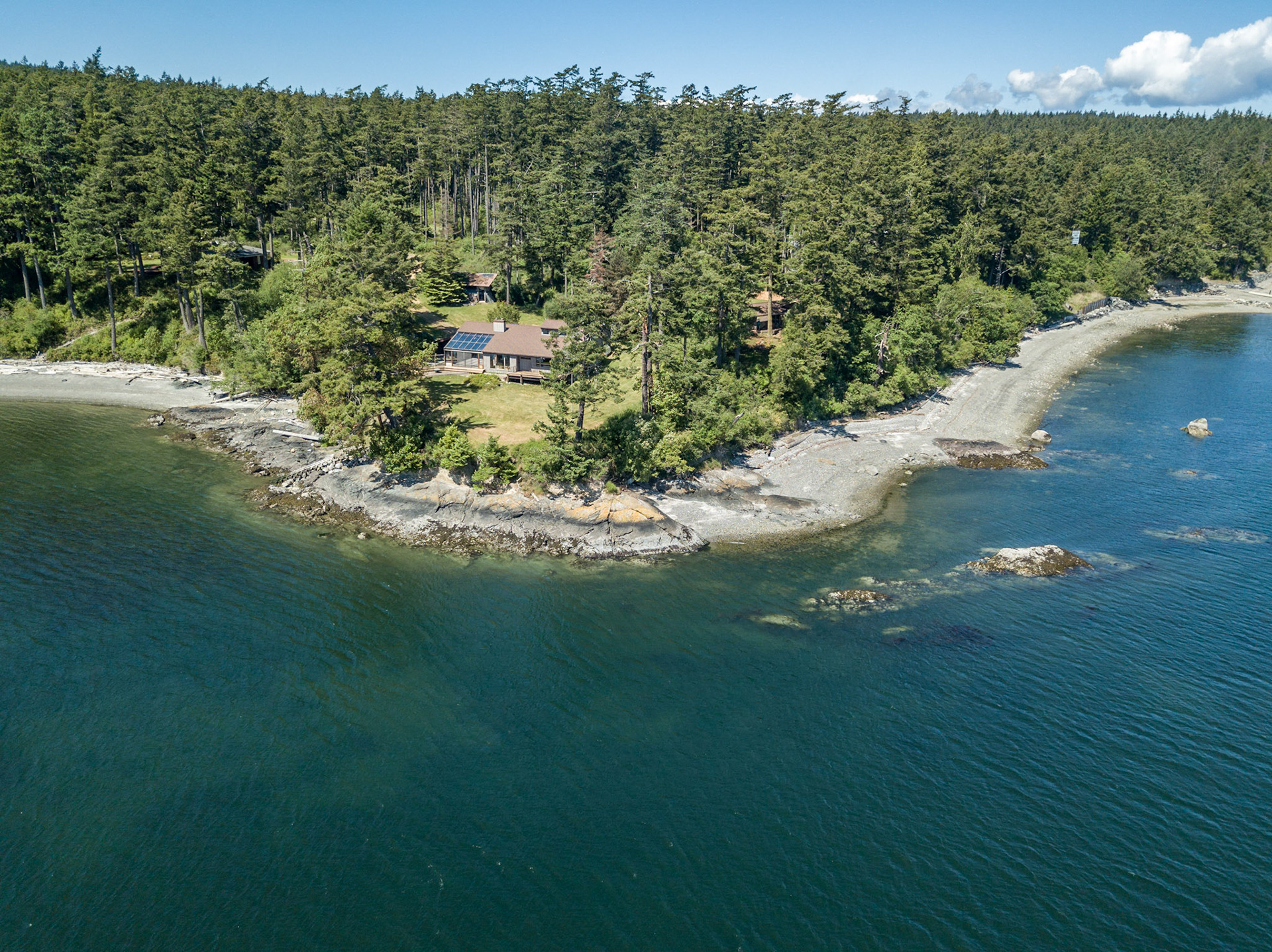 Aerial Photography - Lopez Island Washington
