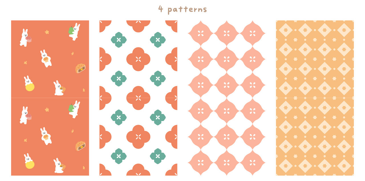 4款圖騰pattern
