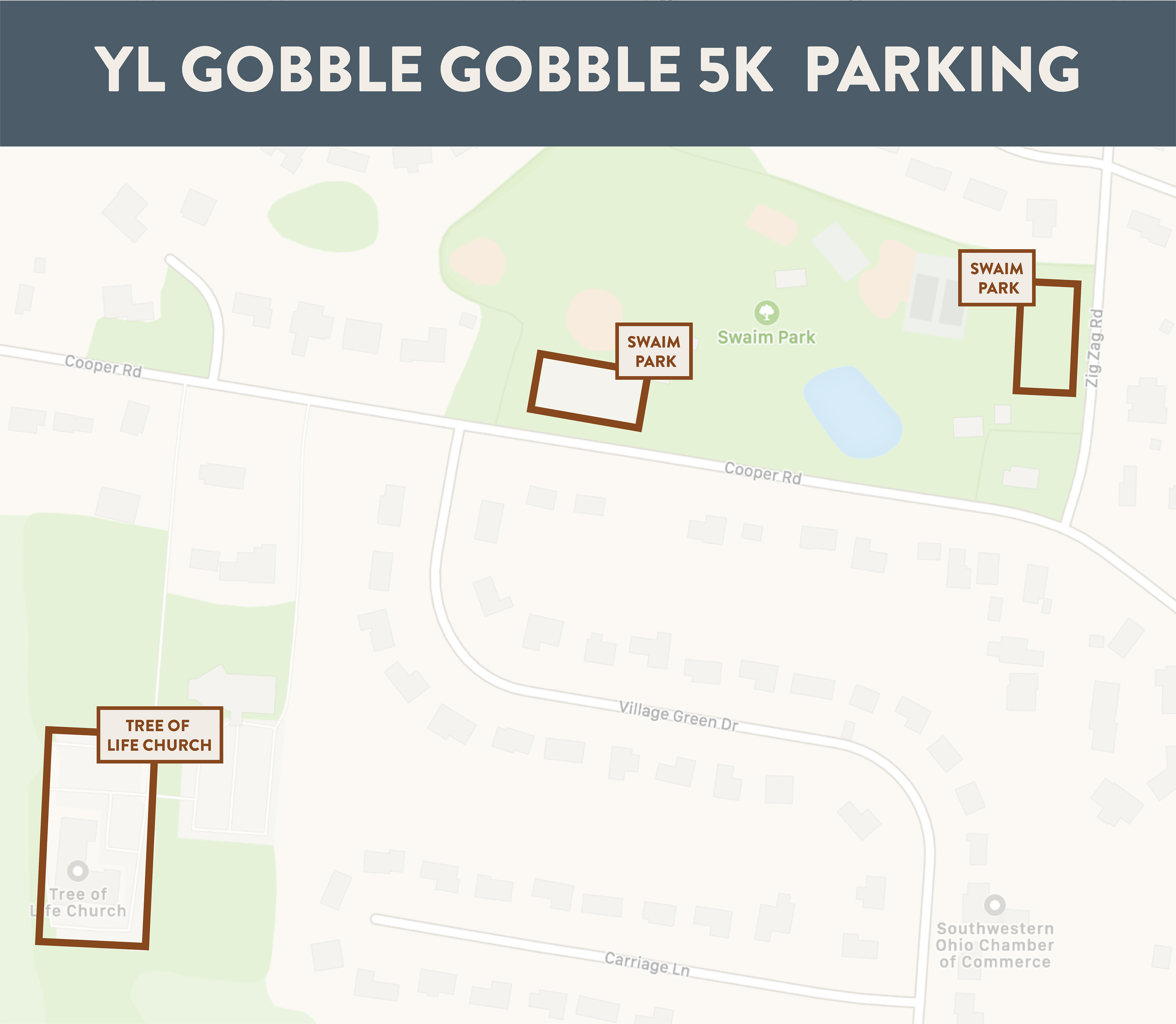 YL Gobble Gobble 5K - MAPS