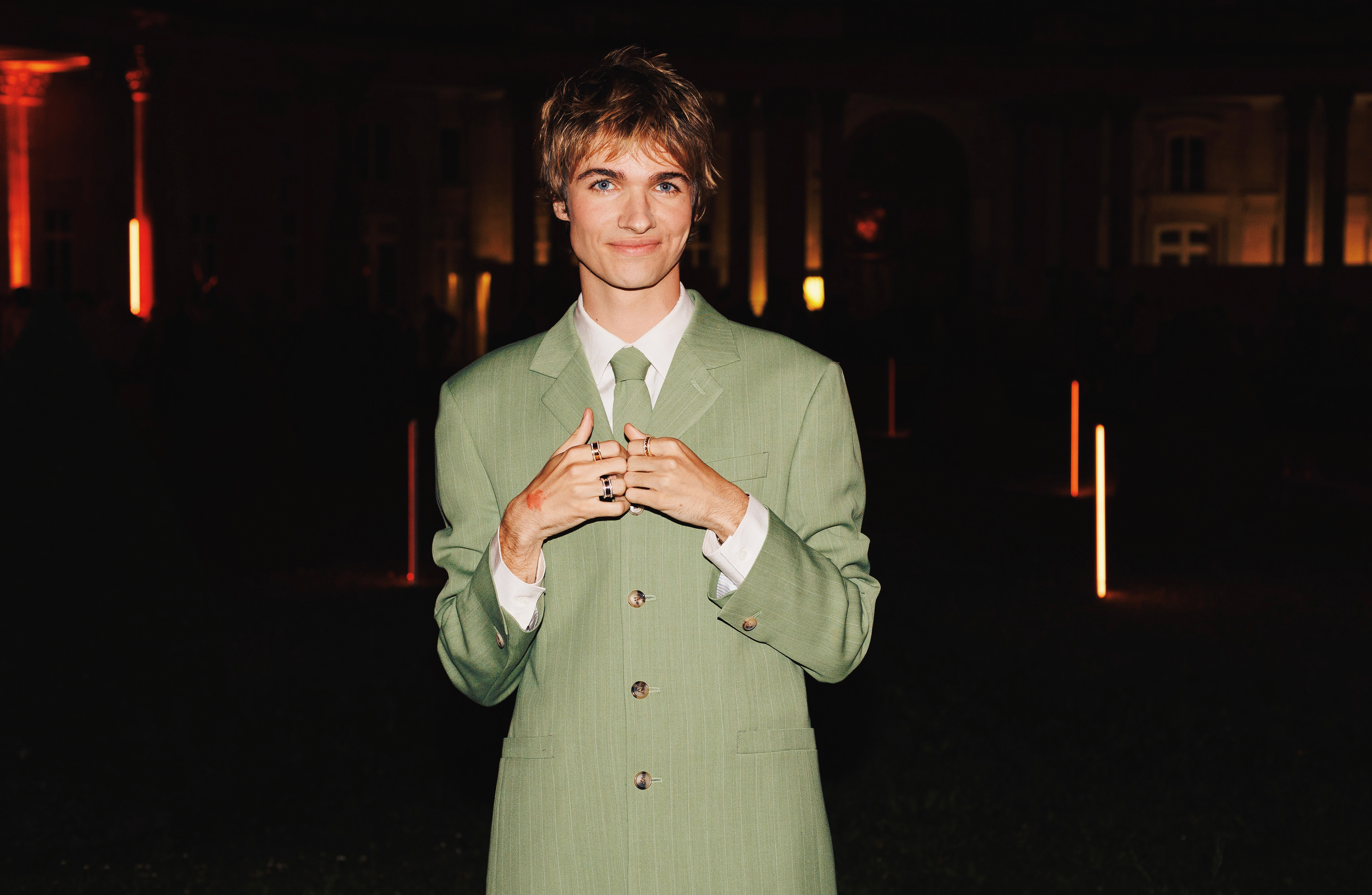 Pierre de Maere lors de la Garden Party de Paul Smith à Paris, Musée des Archives Nationales 