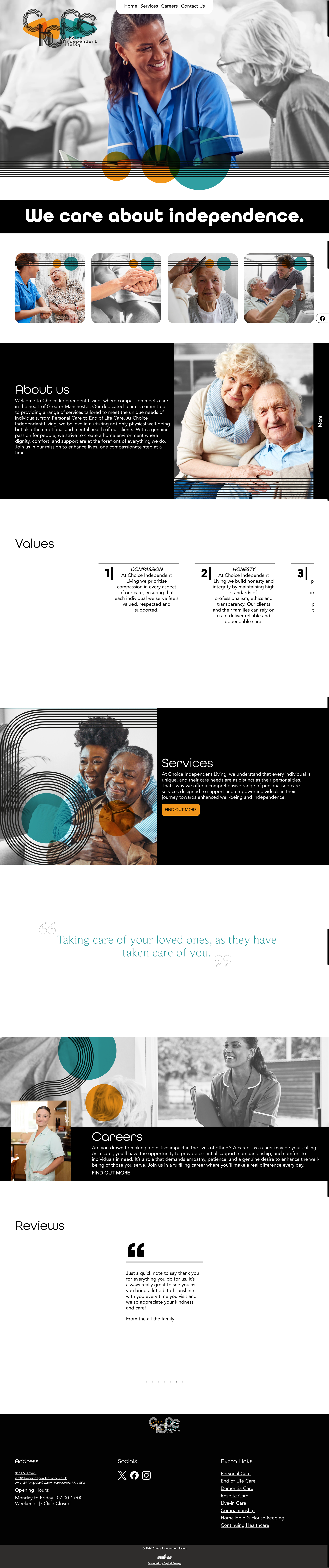 Choice Independent Living (Digital Energy)