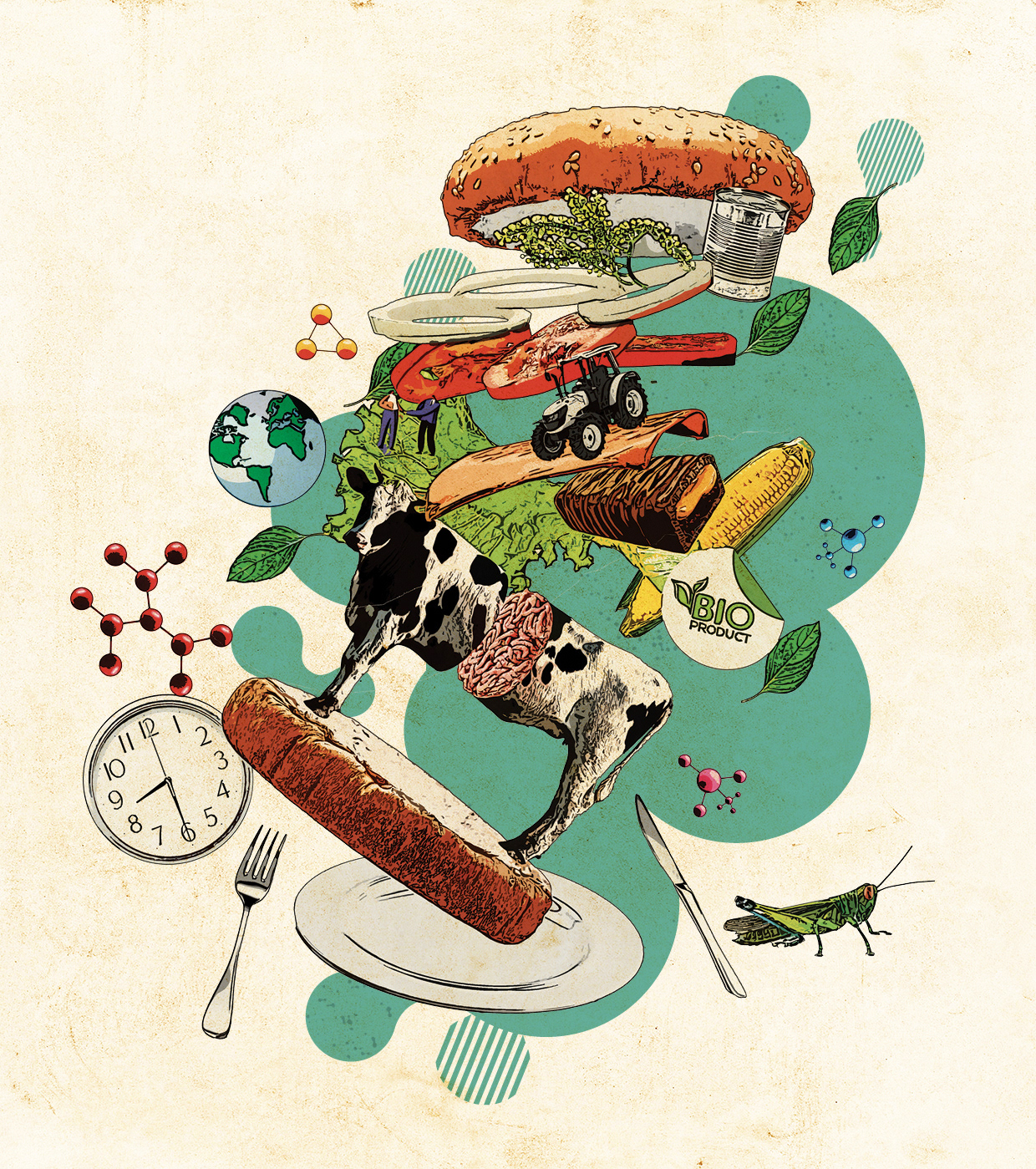 Illustration d'article du magazine Dialogos - UCO
