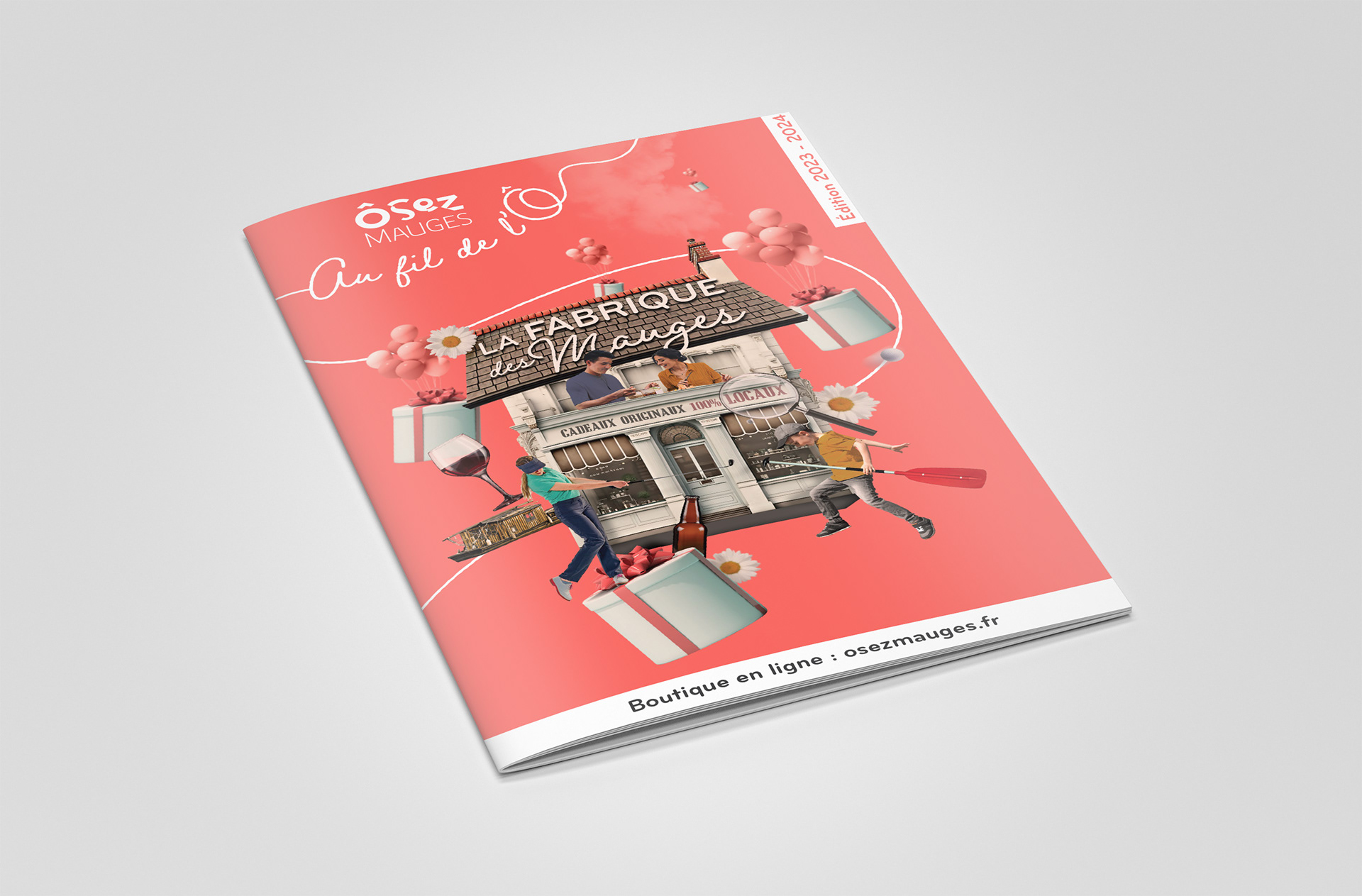 Création et mise en page - catalogue Cadeau Osez-Mauges