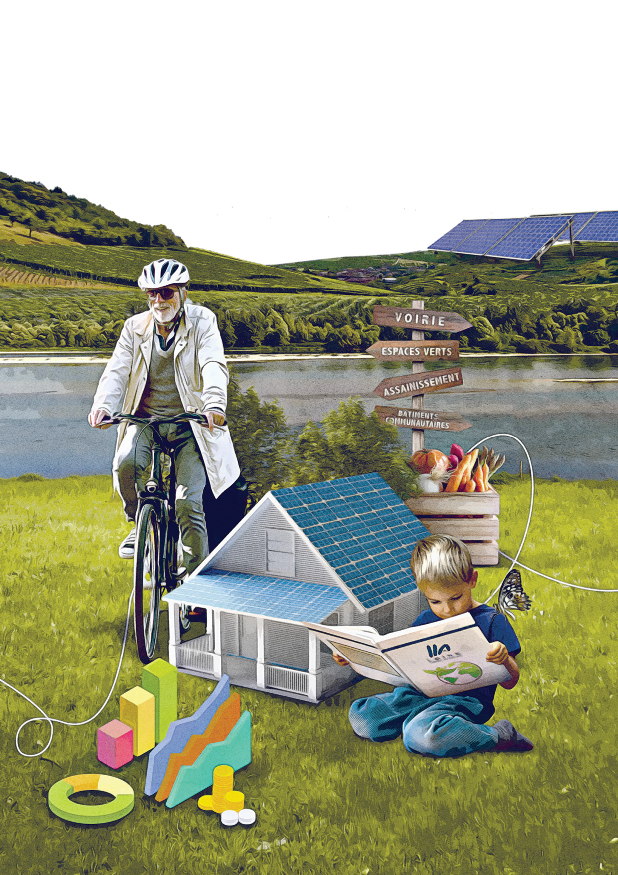 Illustration de couverture - Projet de territoire - Communauté de commune Loire Layon Aubance