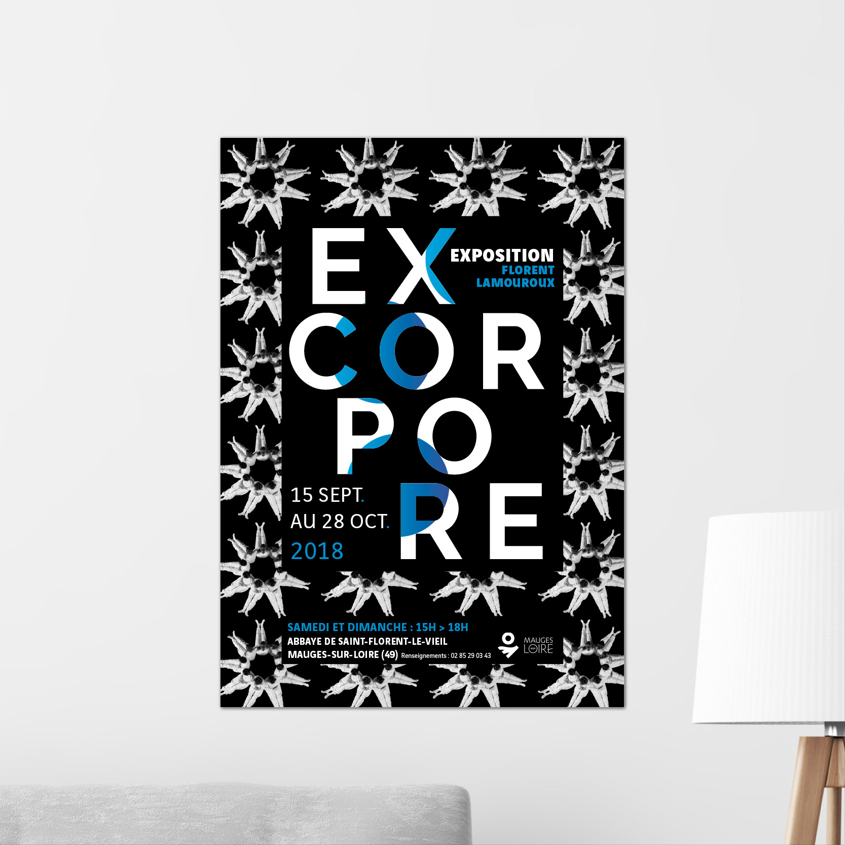 Affiche exposition d'art