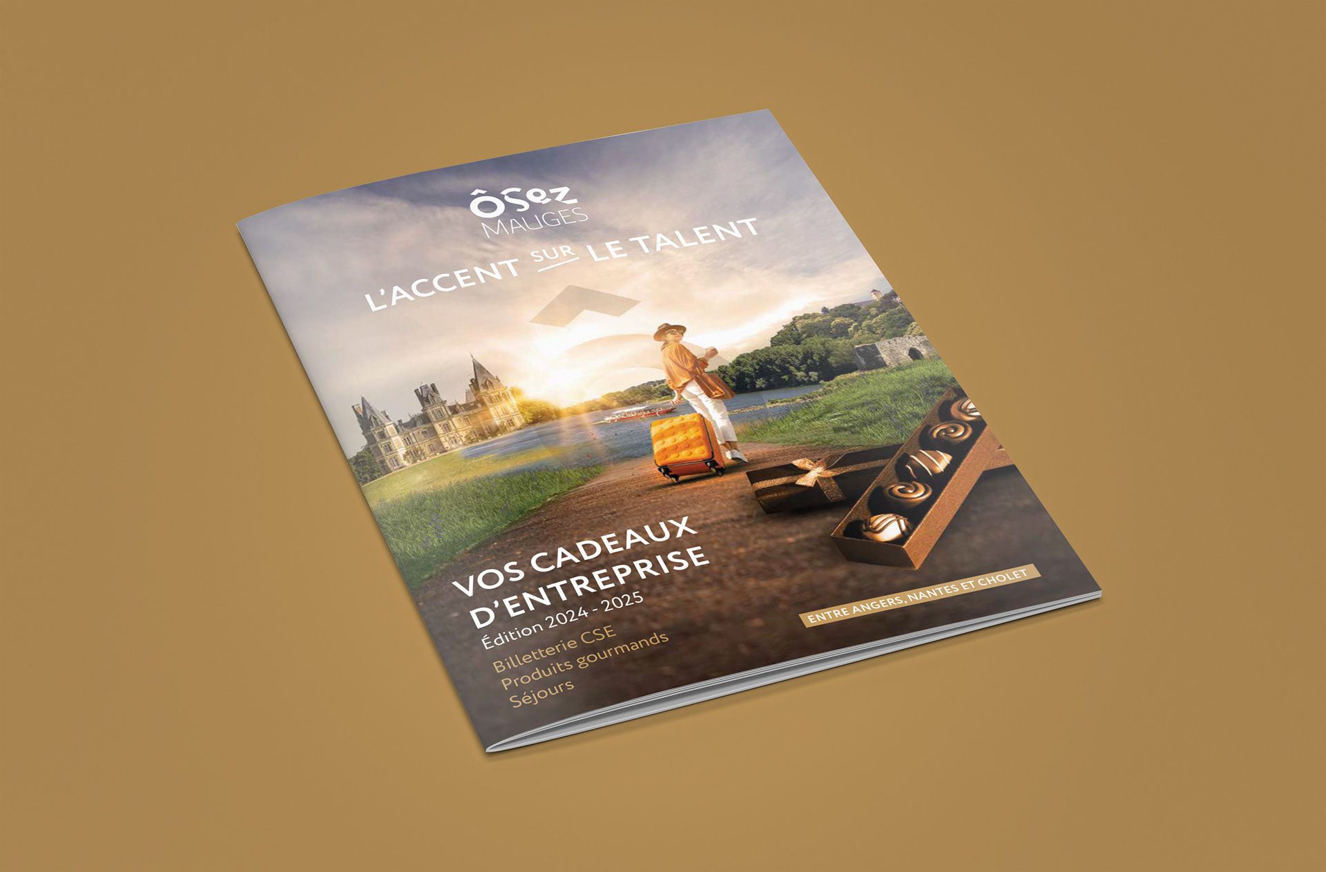 Création et mise en pages - Brochure Tourisme d'Affaires - Osez-Mauges