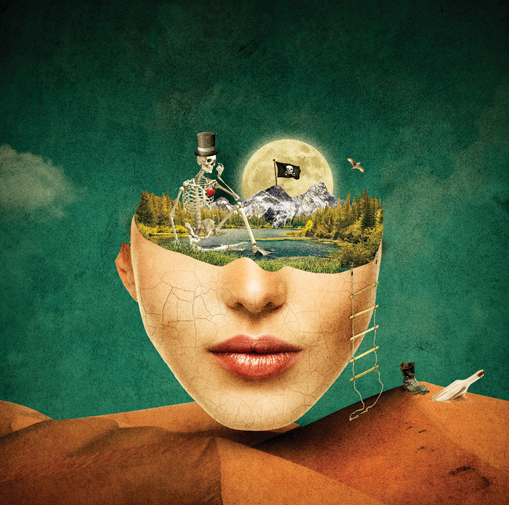 Illustration pochette CD - Madame Oscar