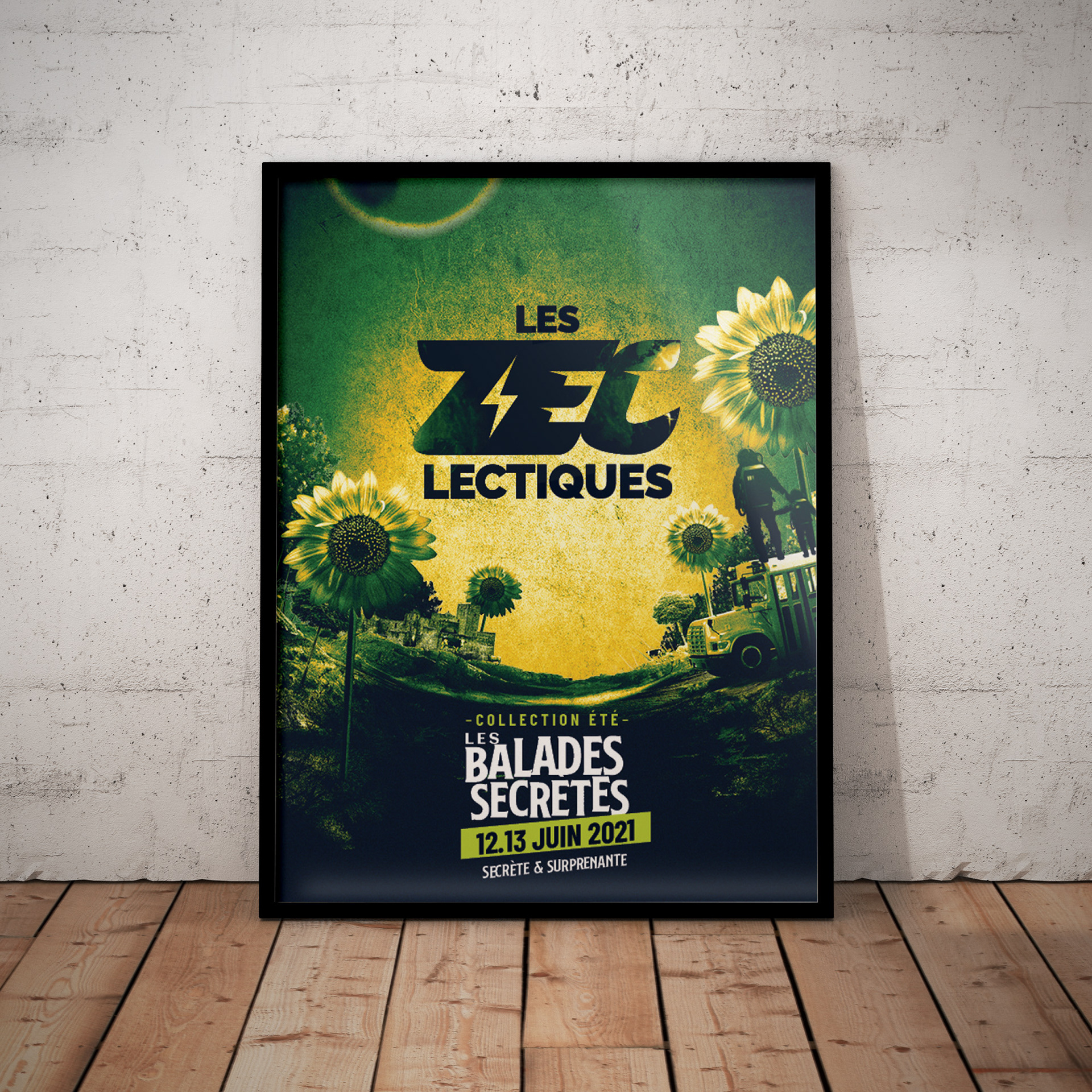 Affiche festival de musique - les zeclectiques