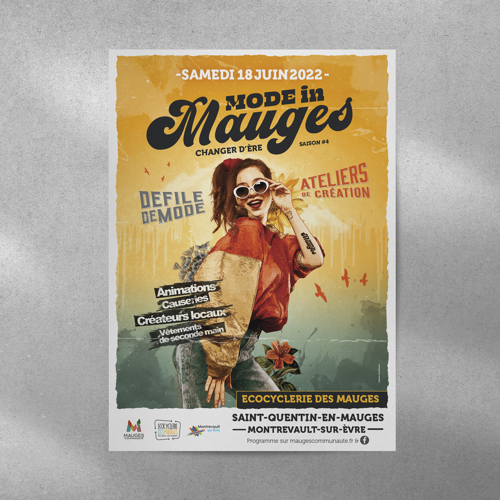 Affiche évènement mode in Mauges