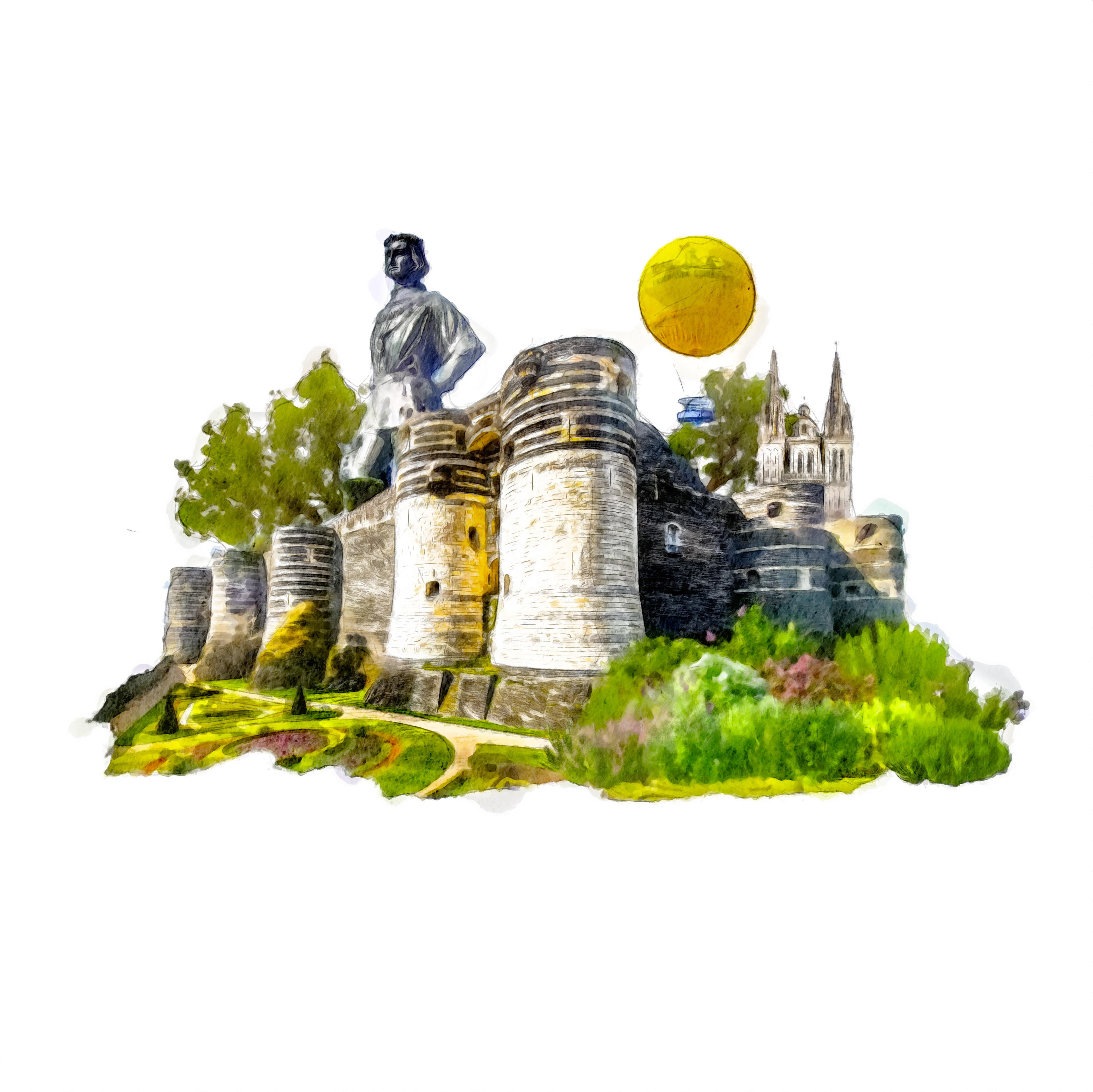 Illustration Angers Château