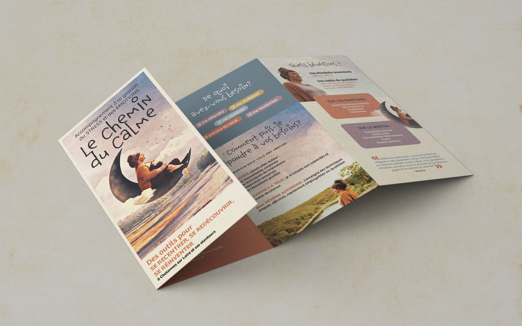 Création et mise en pages - brochure profession libérale