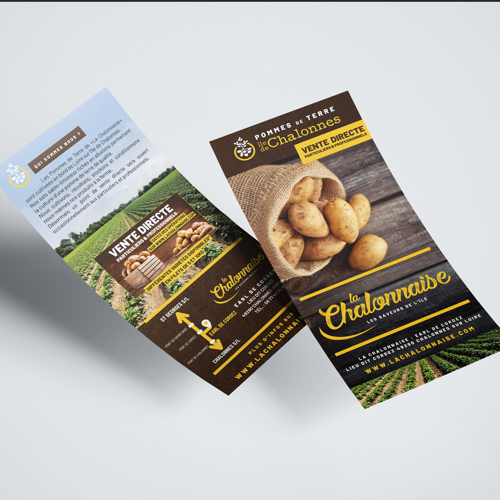 Tract commercial agriculteur - La Chalonnaise