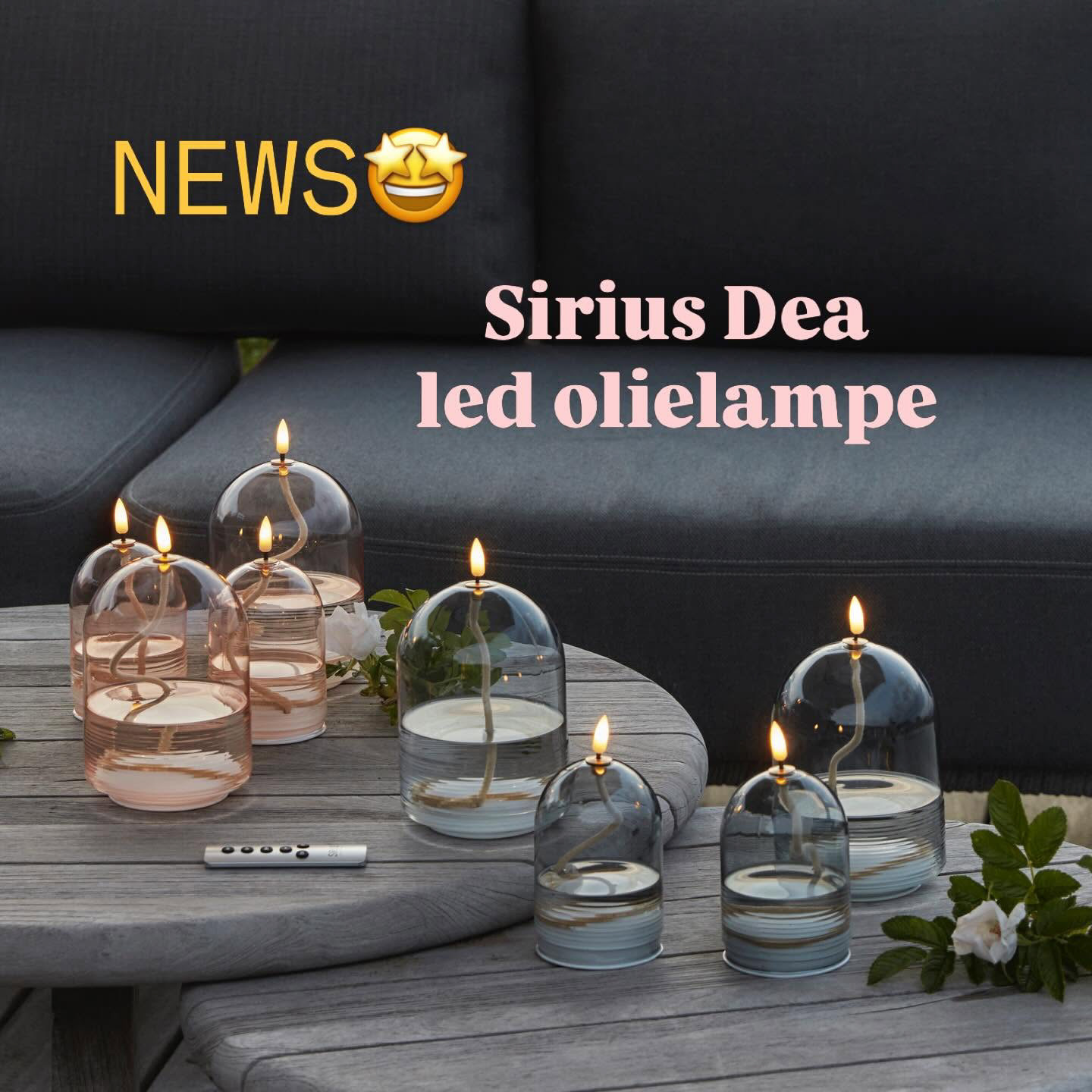 LED "olielampe"