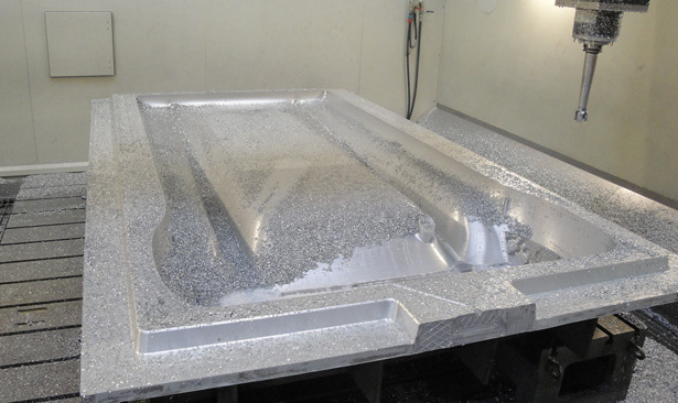 Milling the mold