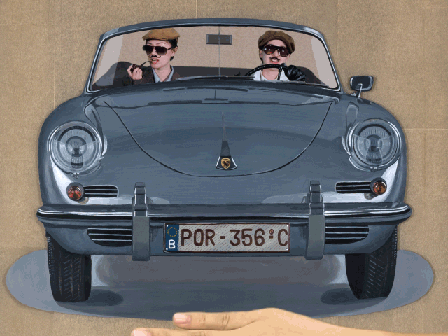 "Porsche 356 Cabrio" by island6 Art Collective (Liu Dao)
