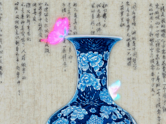 "Celestial Garden Of Blue And White" by island6 Art Collective (Liu Dao)