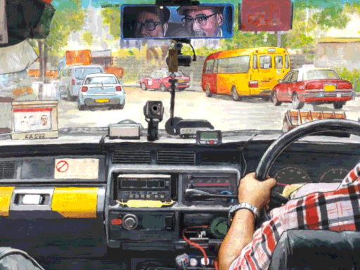 "Taxi Cab Time Wizards" by island6 Art Collective (Liu Dao)