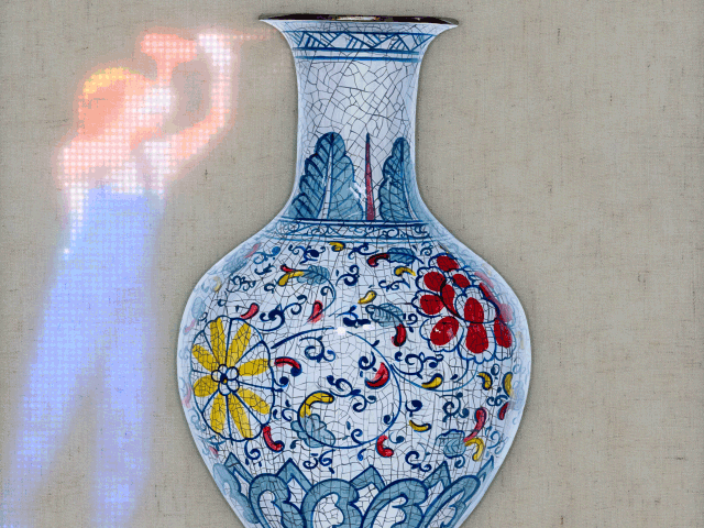 "Entwined With Lotus" by island6 Art Collective (Liu Dao)