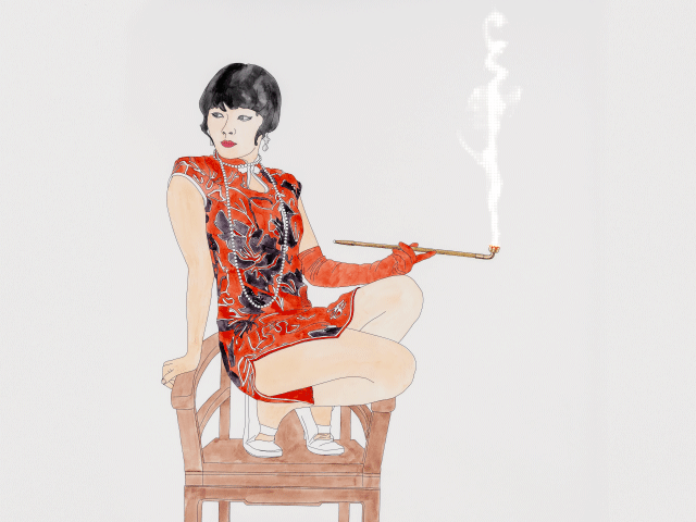 "Quit Mugging Light And Mug Heavy" by island6 Art Collective (Liu Dao)