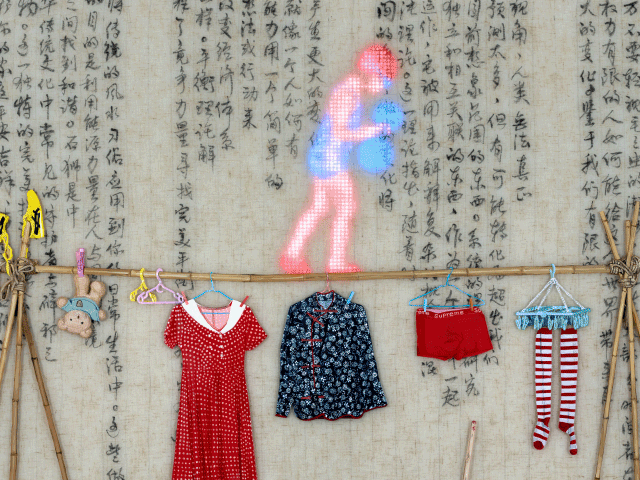 "Moving Across Daily Rails" by island6 Art Collective (Liu Dao)