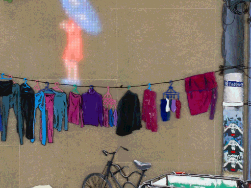 "Laundry Line Legato" by island6 Art Collective (Liu Dao)