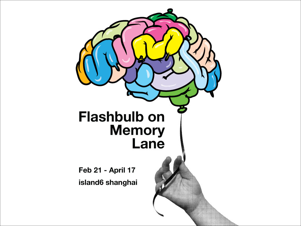 “Flashbulb on Memory Lane” exhibition poster