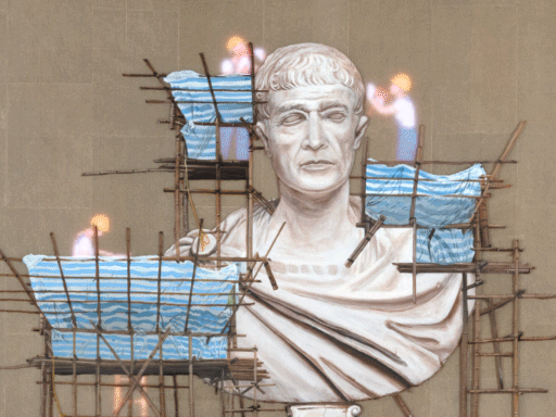 "Christian As Caesar" by island6 Art Collective (Liu Dao)