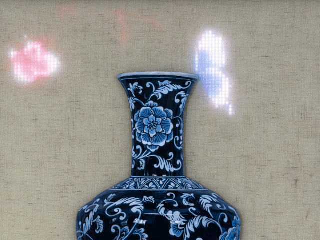 "Indigo Oriental" by island6 Art Collective (Liu Dao)