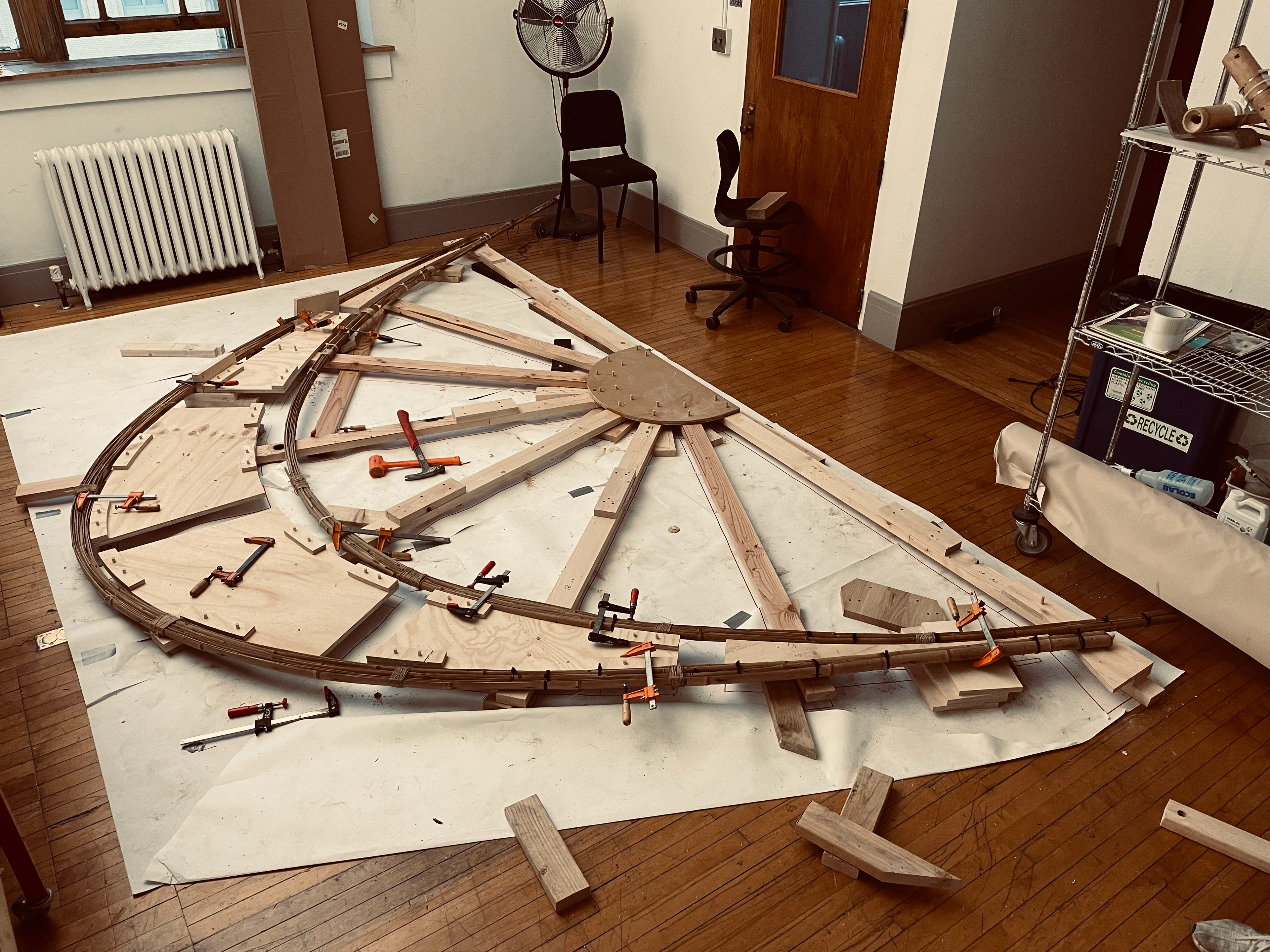 Arches formed on Jig